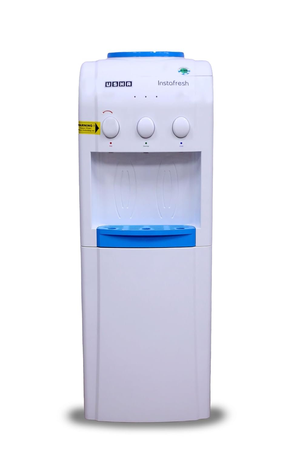 USHA Instafresh Floor Standing - Hot, Normal & Cold Water Dispenser (White), 3 liter