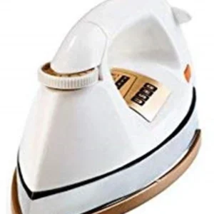 USHA EI 3710 Heavy Weight 1000-Watt Dry Iron 1000 W Dry Iron (White)